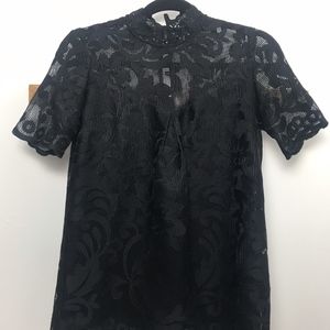 Mesh Lace Blouse